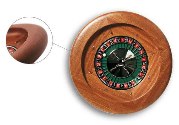 roulettebak Montecarlo 50 cm hout bruin