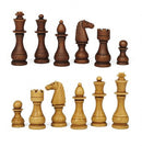 schaakstukken Klassiek 12 cm hout bruin