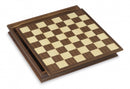 schaakspel Poker 39 cm hout naturel/bruin 3-delig
