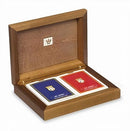 speelkaarten Arena di Verona 16,5 x 12,5 cm hout bruin