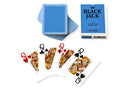 speelkaarten Black Jack 6,3 x 8,8 cm karton blauw