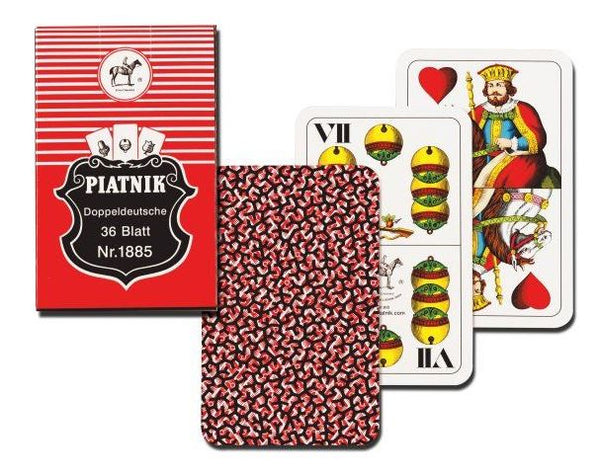 speelkaarten Doppel Deutche karton 36-delig