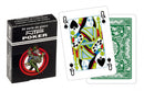 speelkaarten met bloemenpatroon Poker karton groen