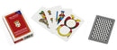 speelkaarten Napoletane 82 mm PVC rood 40-delig