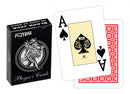 speelkaarten Black Jack 6,5 x 9,1 cm karton wit/rood