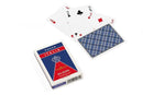 speelkaarten Poker Italia 88 mm karton blauw 55-delig