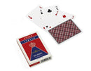 speelkaarten Poker Italia 88 mm karton rood 55-delig