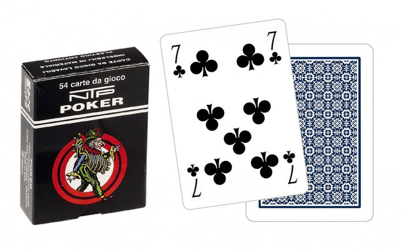 speelkaarten Poker karton blauw