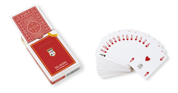 speelkaarten st. Moritz Extra 88 mm karton rood 55-delig