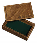 speelkaarthouder 13,5 x 8,5 cm hout bruin