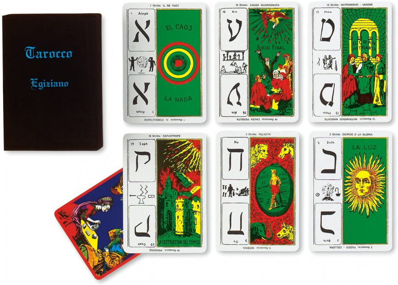 tarotkaarten Egiziano papier 78 stuks