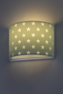 wandlamp Stars glow in the dark 31 cm E27 60W groen