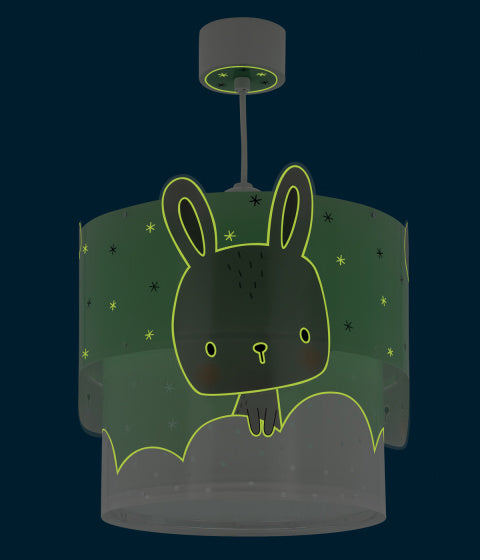 hanglamp Baby Bunny 26 x 40 cm E27 60W groen/grijs