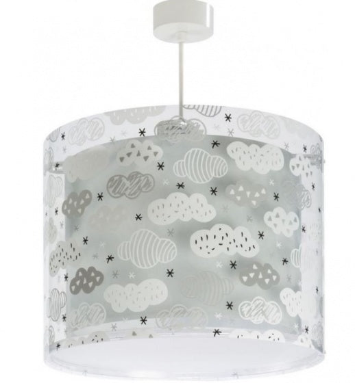 Dalber Hanglamp Wolken Grijs, 33cm