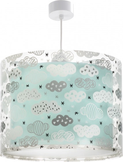 Dalber Hanglamp Wolken Turqoise, 33cm