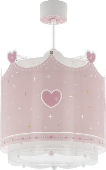 hanglamp Little Queen meisjes 26 x 40 cm E27 60W roze