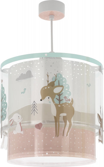 hanglamp Loving Deer 26 x 40 cm E27 60W wit/groen