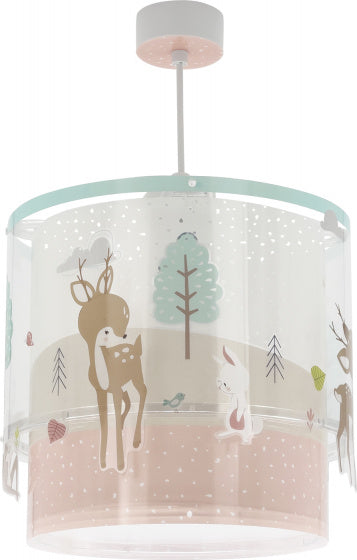 hanglamp Loving Deer 26 x 40 cm E27 60W wit/groen