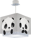hanglamp Panda junior 24 x 43,5 cm E27 60W blauw/wit