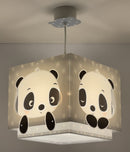 hanglamp Panda junior 24 x 43,5 cm E27 60W blauw/wit