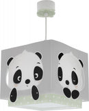 hanglamp Panda junior 24 x 43,5 cm E27 60W groen/wit