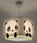 hanglamp Panda junior 24 x 43,5 cm E27 60W groen/wit