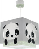 hanglamp Panda junior 24 x 43,5 cm E27 60W groen/wit