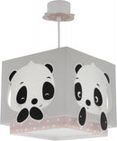 hanglamp Panda junior 24 x 43,5 cm E27 60W roze/wit