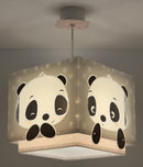 hanglamp Panda junior 24 x 43,5 cm E27 60W roze/wit