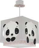 hanglamp Panda junior 24 x 43,5 cm E27 60W roze/wit