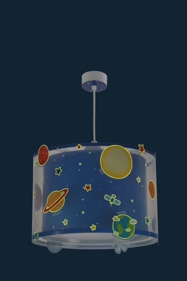 Dalber Hanglamp Planeten Glow in the Dark, 33cm