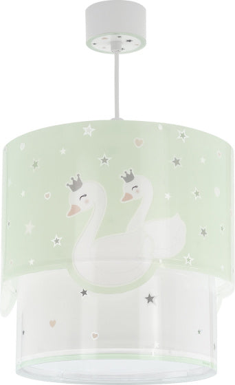 hanglamp Sweet Love 26 x 40 cm E27 60W groen/wit