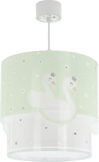 hanglamp Sweet Love 26 x 40 cm E27 60W groen/wit