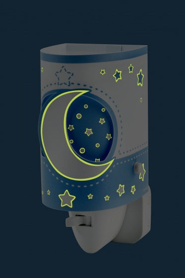 Dalber Nachtlamp LED Maanlicht Glow in the Dark Blauw