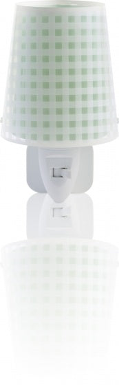 nachtlamp Vichy 14 cm groen