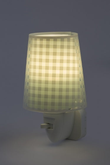 nachtlamp Vichy 14 cm groen