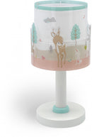 tafellamp Loving Deer 30 cm E14 40W wit/groen/bruin