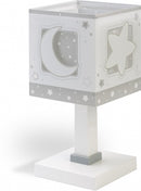 tafellamp Moonlight junior 14 x 29 cm E14 40W grijs