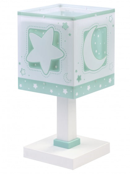 tafellamp Moonlight junior 14 x 29 cm E14 40W groen
