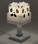 tafellamp Panda junior 30,5 cm E14 40W blauw/wit