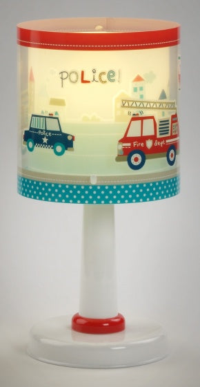 Dalber Tafellamp Politie Glow in the Dark, 30cm