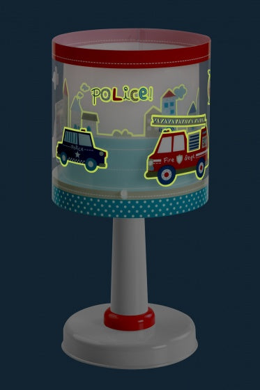 Dalber Tafellamp Politie Glow in the Dark, 30cm
