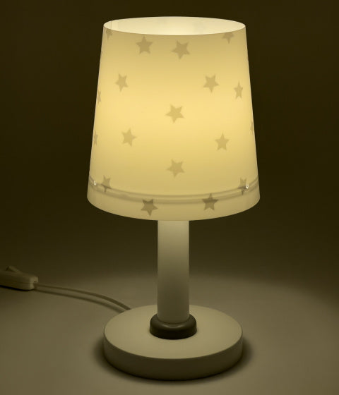 tafellamp Star Light junior 30 cm E14 40W zilver/wit
