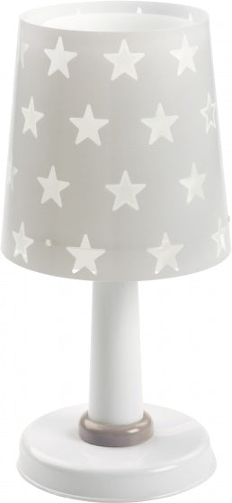 Dalber Tafellamp Sterren Glow in the Dark Grijs, 30cm