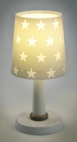 Dalber Tafellamp Sterren Glow in the Dark Grijs, 30cm