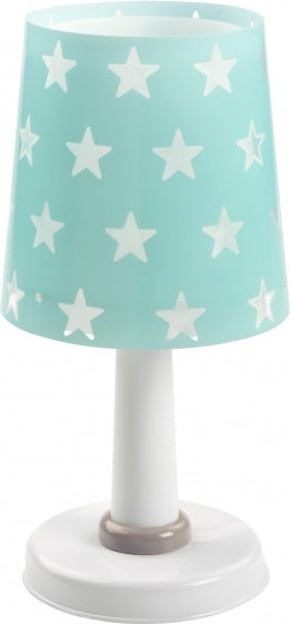Dalber Tafellamp Sterren Glow in the Dark Turqoise, 30cm