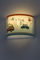 wandlamp hulpdiensten junior 22 x 31 cm E27 60W