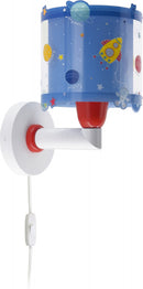 wandlamp Planets glow in the dark 20 x 24 cm E27 blauw