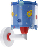 wandlamp Planets glow in the dark 20 x 24 cm E27 blauw