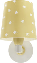 wandlamp Star Light 15 x 20 x 24 cm E27 60W geel/wit